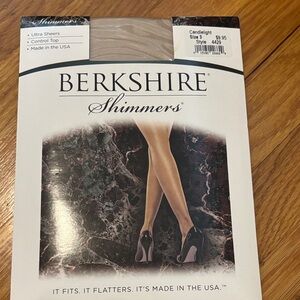 Berkshire Shimmers Sheer Pantyhose with Control Top